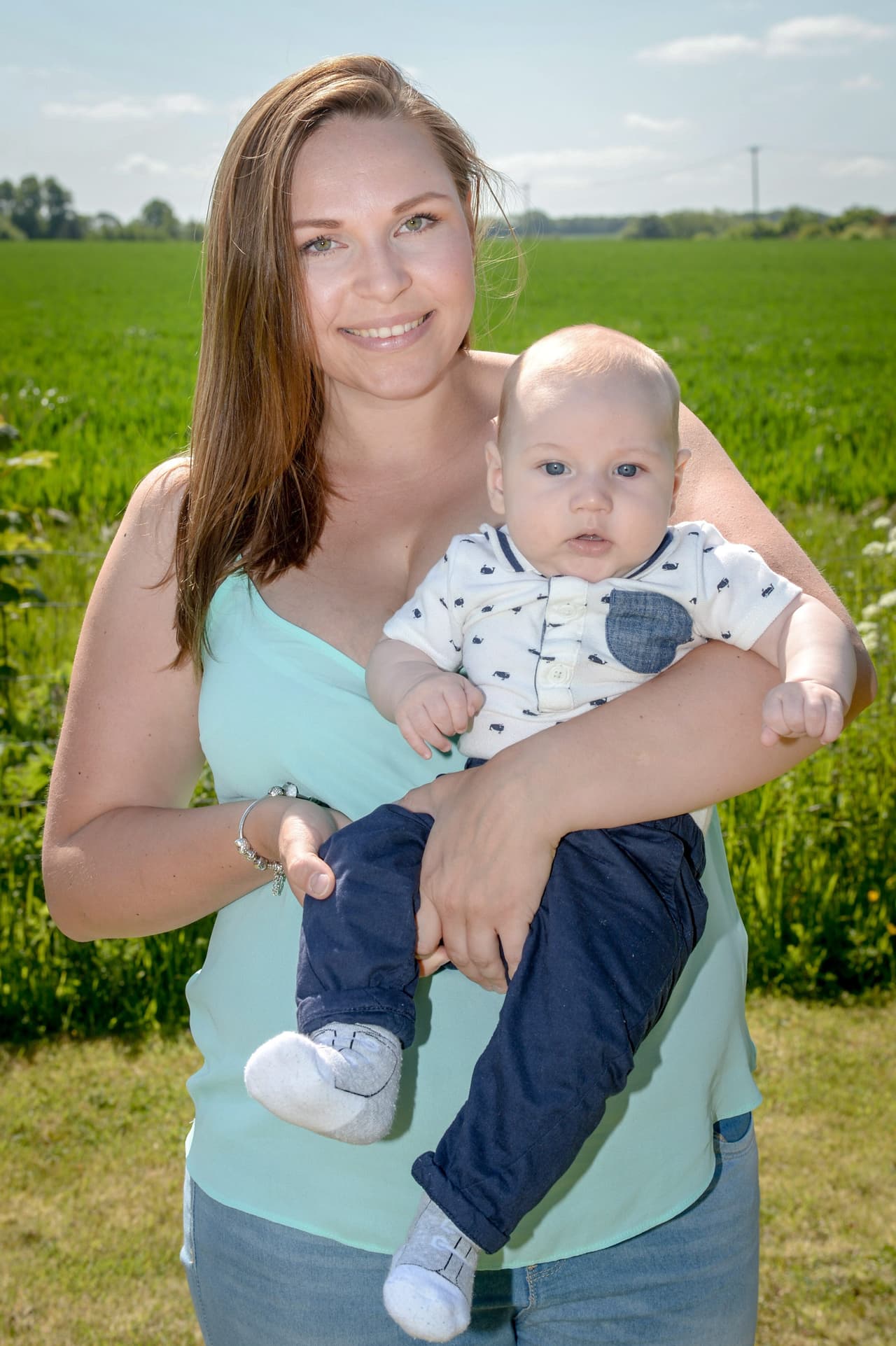 Es el bebé más grande en toda Gran Bretaña.