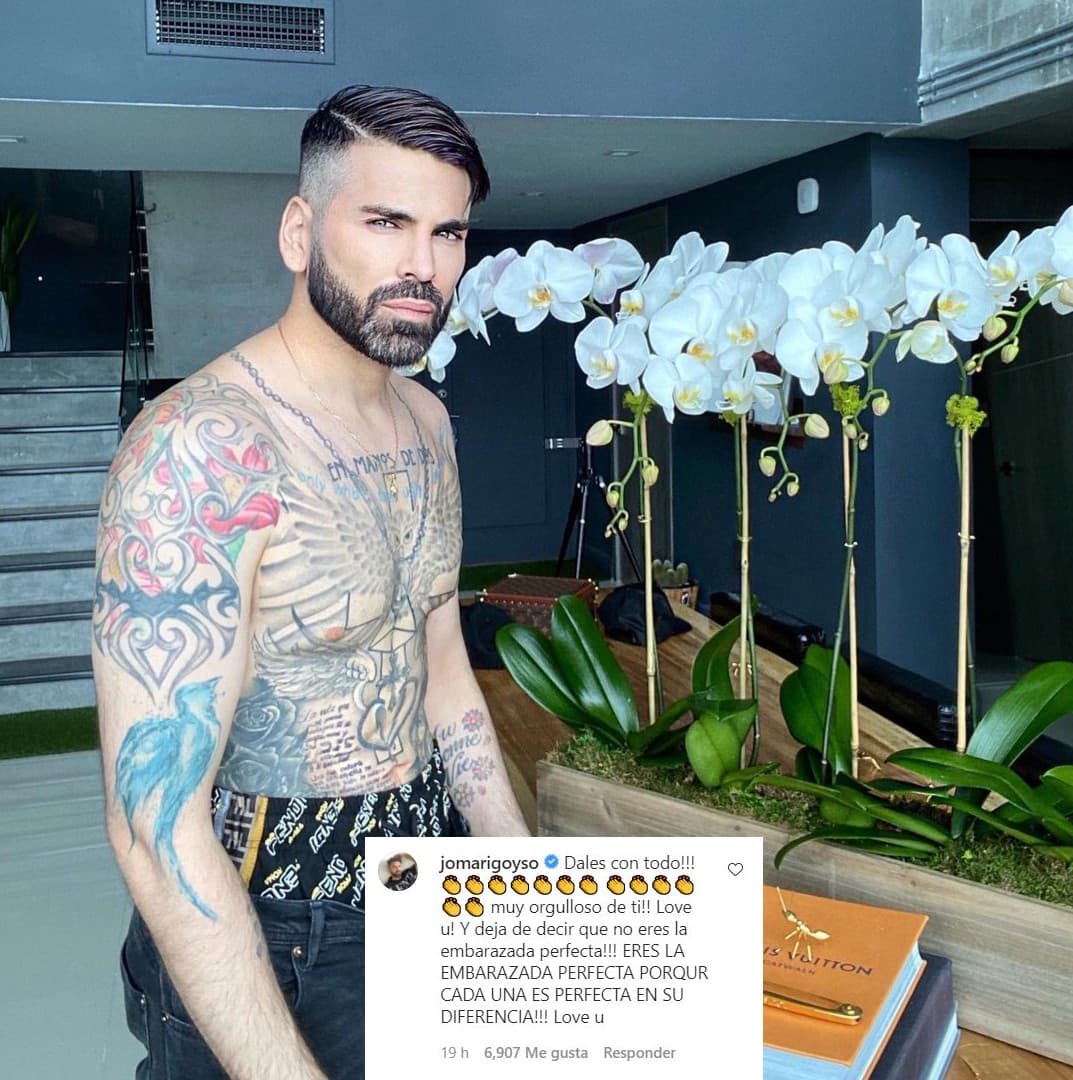 Jomari Goyso también le presentó su respeto: "¡Dales con todo! ¡Muy orgulloso de ti! ¡Love you! ¡Y deja de decir que no eres la embarazada perfecta! Eres la embarazada perfecta porque cada una es perfecta en su diferencia", anotó el experto en moda.