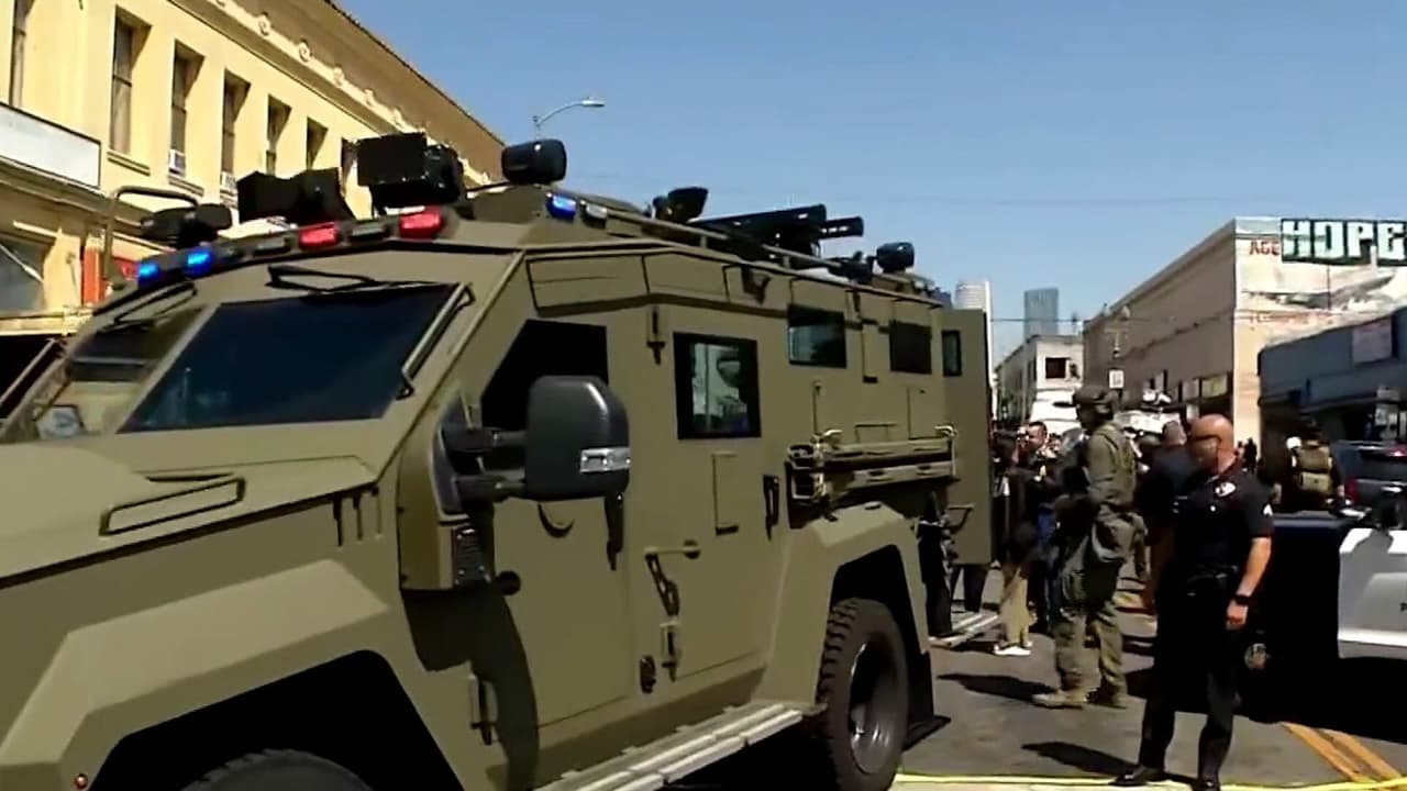 Múltiples arrestos durante operativo federal en MacArthur Park