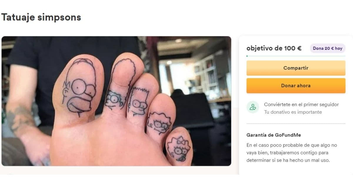 tatuaje de Los Simpsons