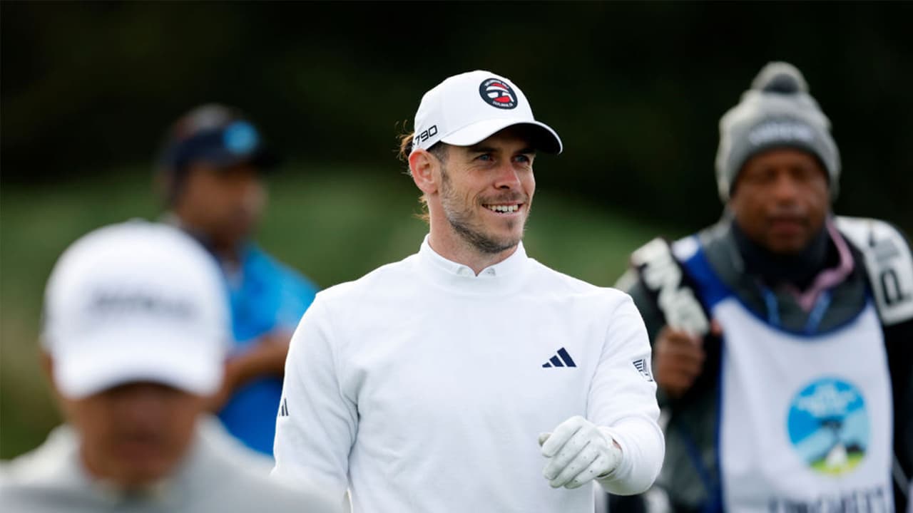 Gareth Bale debuta en torneo oficial de golf en el Pebble Beach Pro-Am