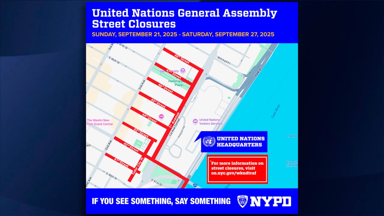 Las restricciones viales estarán vigentes hasta el 27 de septiembre.
