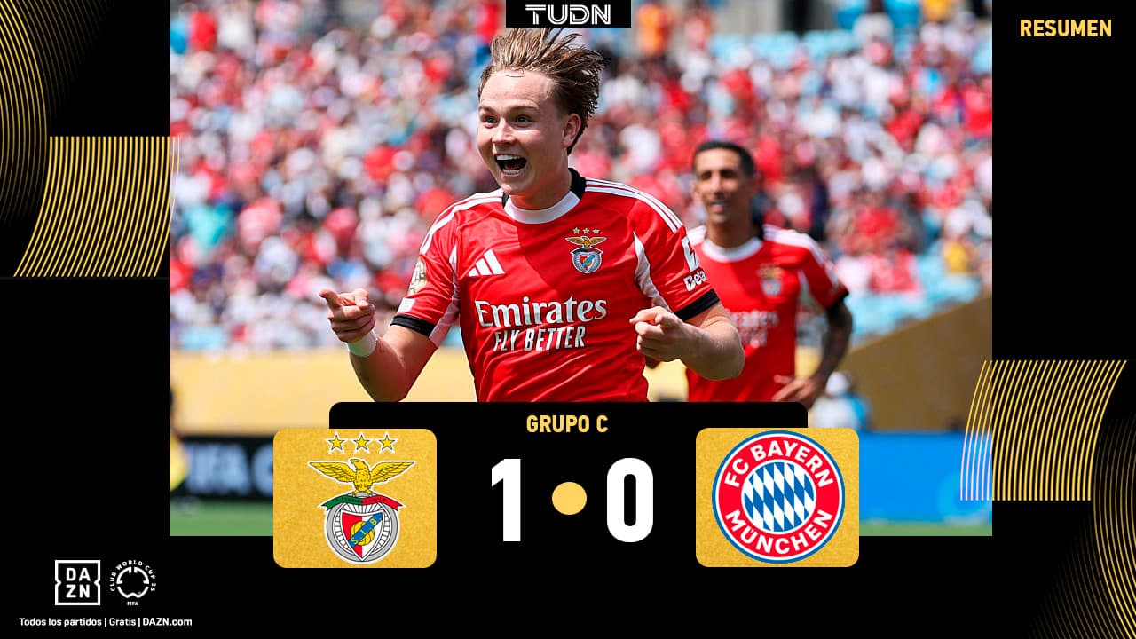 Resumen l Benfica derrota al Bayern y avanza como líder del grupo C