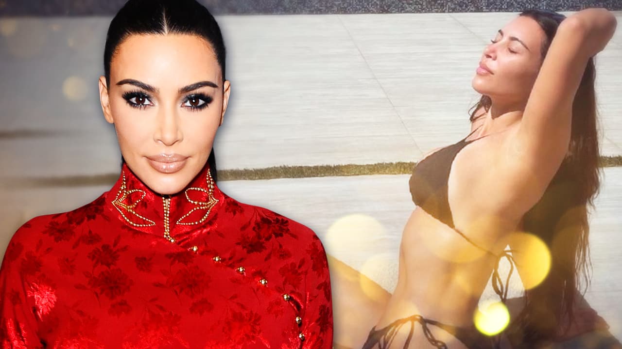 De llegar a ser abogada, Kim Kardashian no dejará de posar en bikini (solo la podría detener una razón)