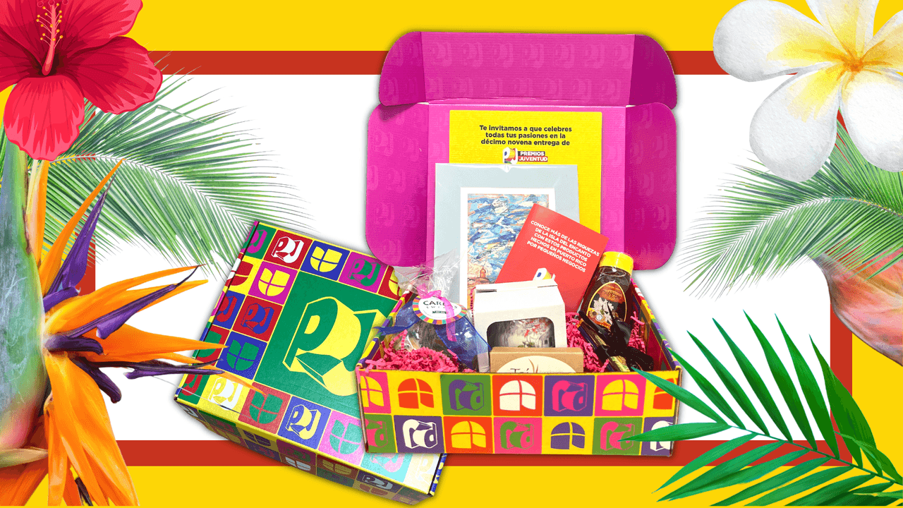 Kit con productos hechos en la Isla del Encanto para Premios Juventud