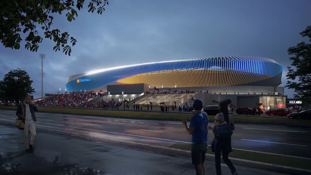 FC Cincinnati reveló el futuro de su nuevo estadio, una lujosa 'mansión' para jugar al fútbol