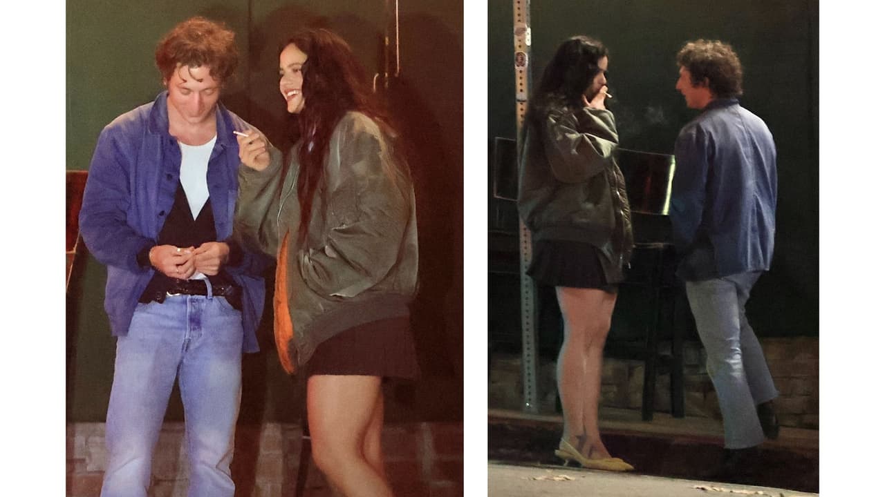 Rosalinda y Jeremy Allen White juntos en Los Ángeles.