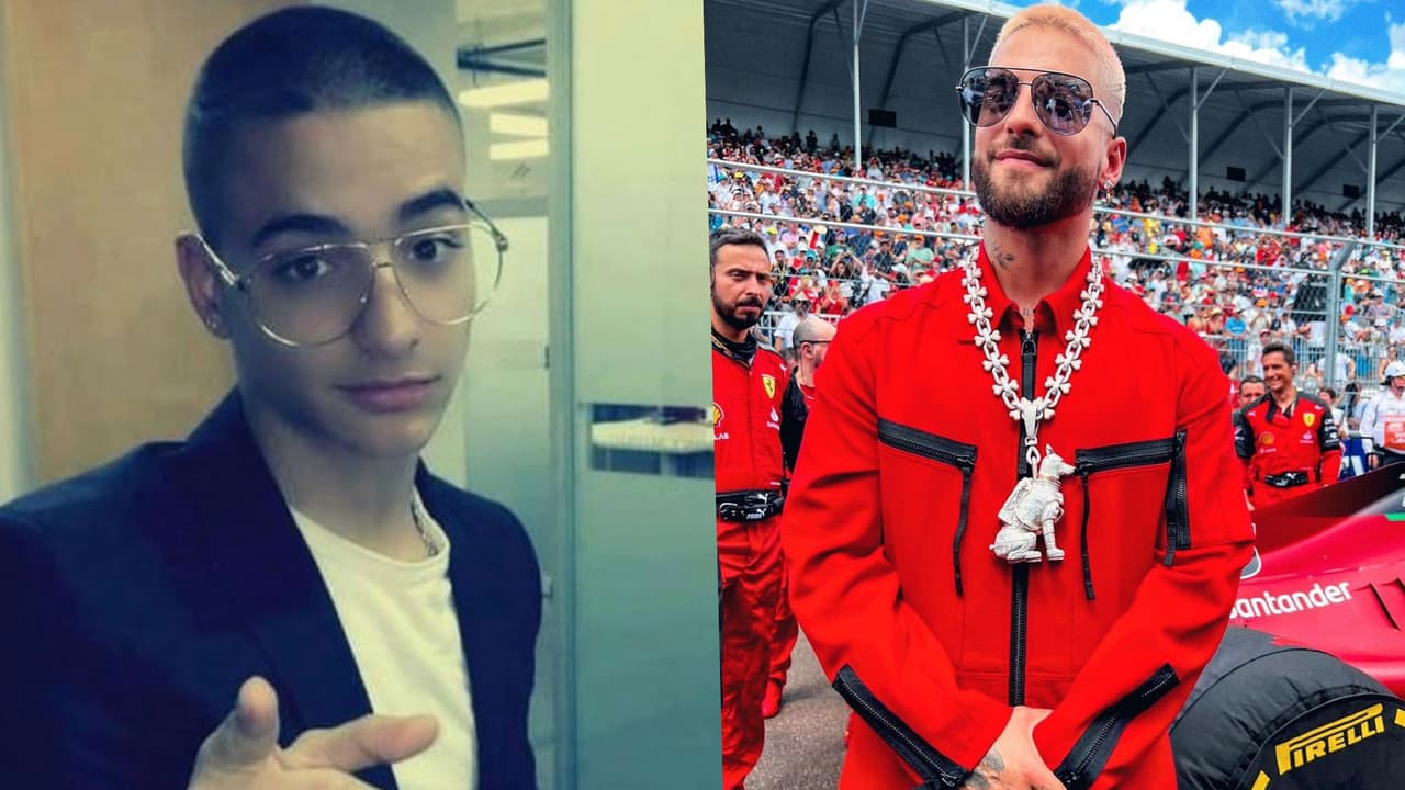 <h3 class="cms-H3-H3">Maluma</h3>
<br>
<br>A sus 28 años, Maluma logró llegar a los escenarios más importantes del mundo.
<a href="https://www.univision.com/musica/quien-es-susana-gomez-la-nueva-novia-de-maluma-medellin-fotos" target="_blank">El ‘Papi Juancho’</a> empezó a destacarse en la música cuando era un adolescente, aunque su pasión era el futbol. Sus cambios van desde tatuajes hasta su contextura física, ya que antes lucía muy delgado.