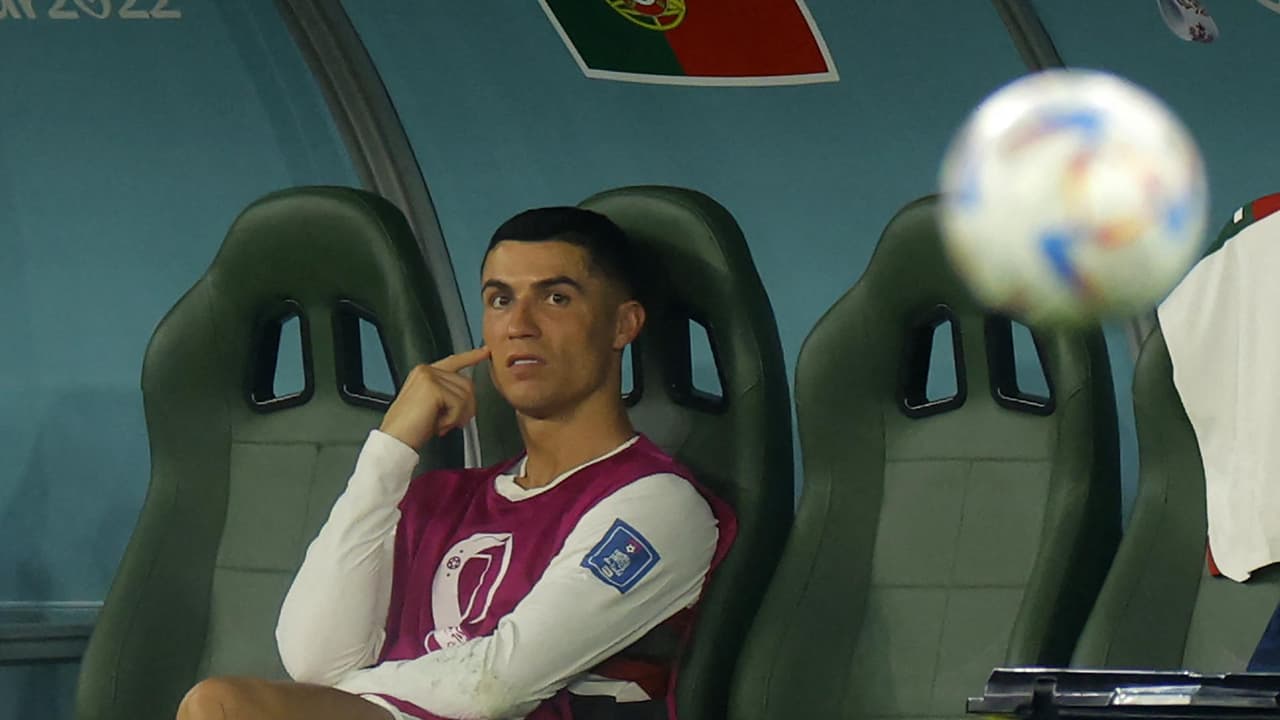 Cristiano Ronaldo vuelve a aparecer en la banca de Portugal en Qatar 2022