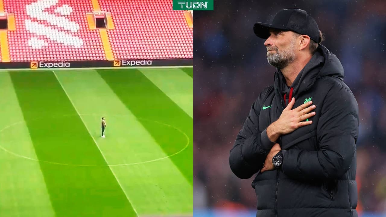 Jürgen Klopp es captado en emotiva despedida en un solitario Anfield
