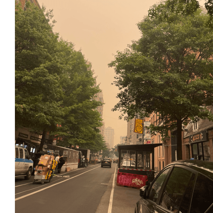 Televidentes de Univision 41 nos compartieron las imágenes de cómo vivieron el miércoles la presencia del humo en su comunidad.