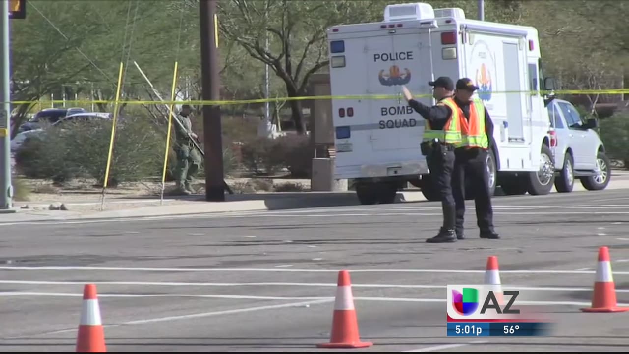Hombre en Tucson amenaza con tener armas y explosivos