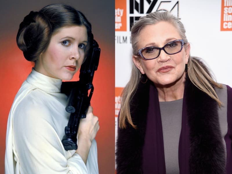 La mismísima Princesa Leia, Carrie Fisher