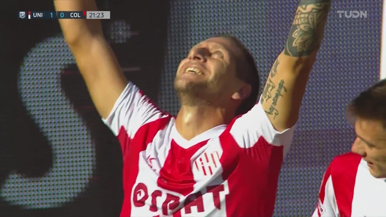 ¡Llegó el invitado! Unión se adelante en el marcador 1-0 sobre Colón