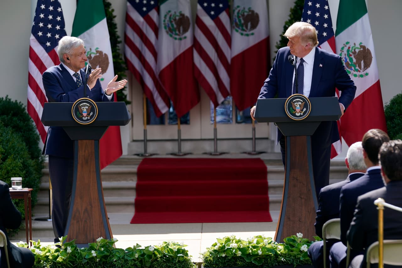 Elogios, agradecimientos.... y nada de inmigración: las 6 claves del encuentro entre Trump y AMLO