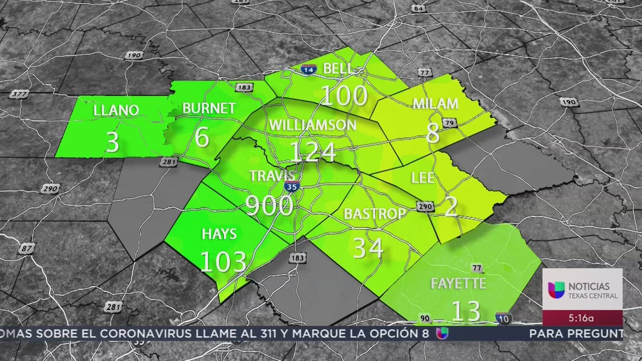 Casos confirmados de coronavirus en Austin llegan a 900 y las muertes aumentan a 14