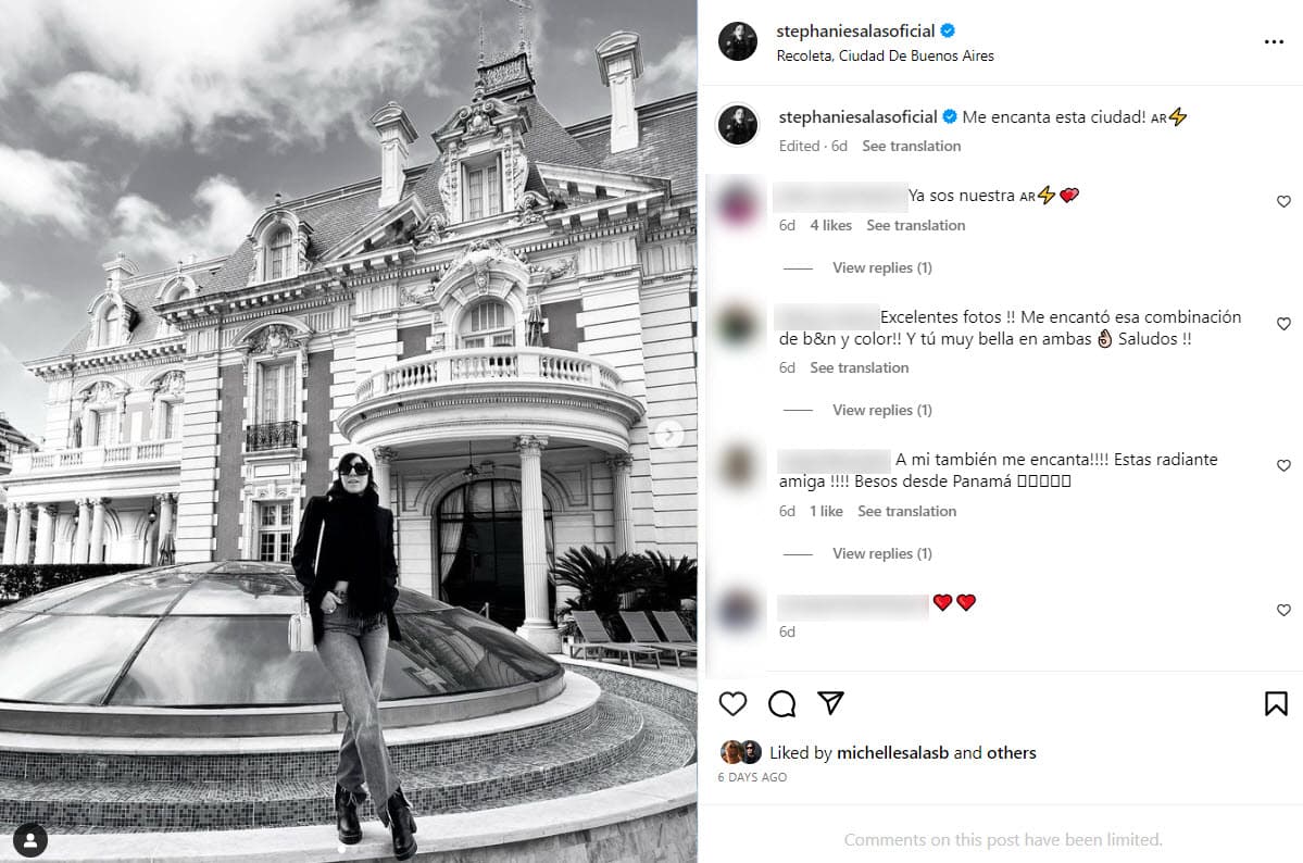 Stephanie Salas en Buenos Aires.