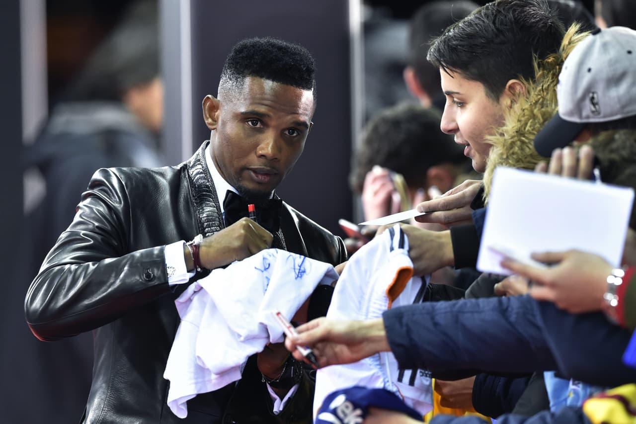 Poco a poco, Eto'o se ha enfocado en atender a galas de la FIFA y organizar partidos amistosos con estrellas para su fundación caritativa.