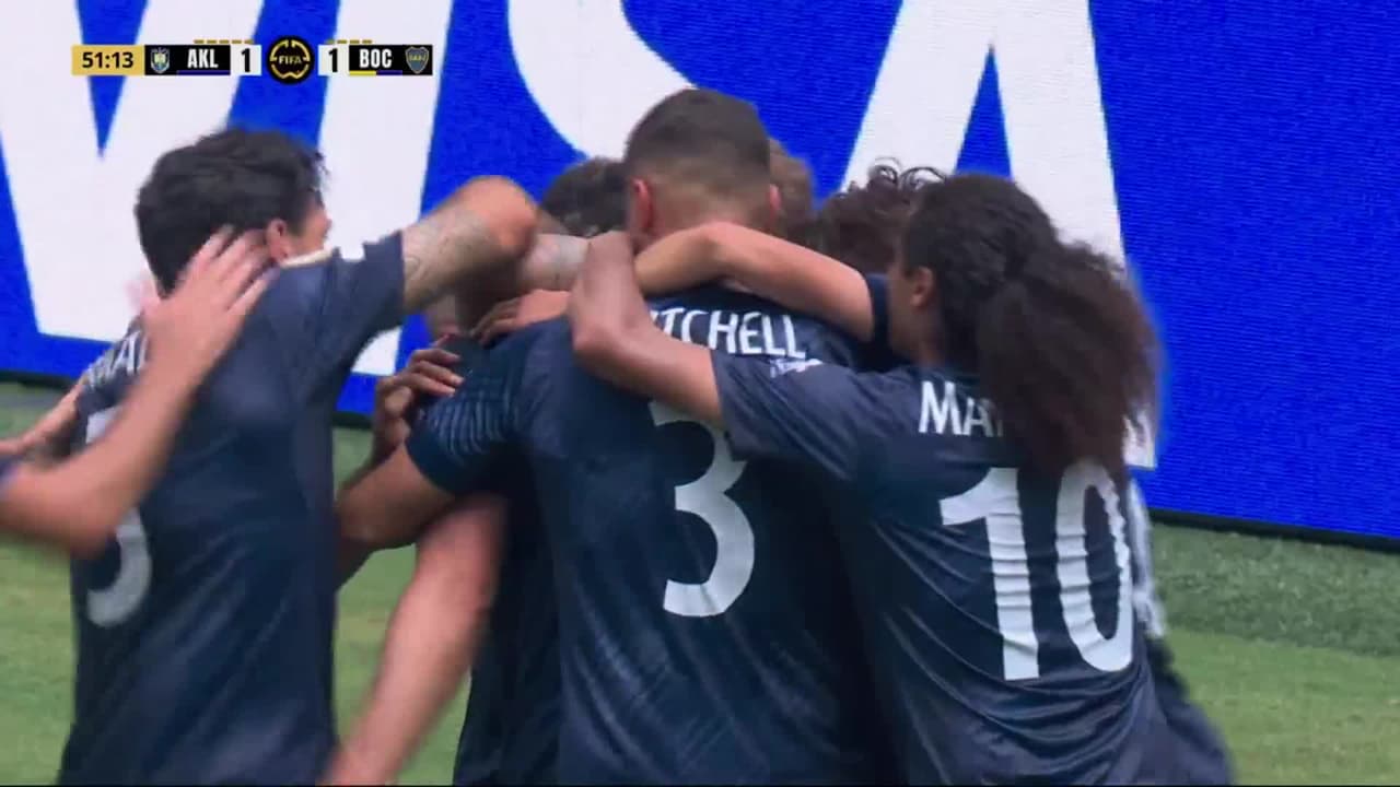 ¡Sorpresa a Boca! A balón parado Auckland City pone el marcador 1-1