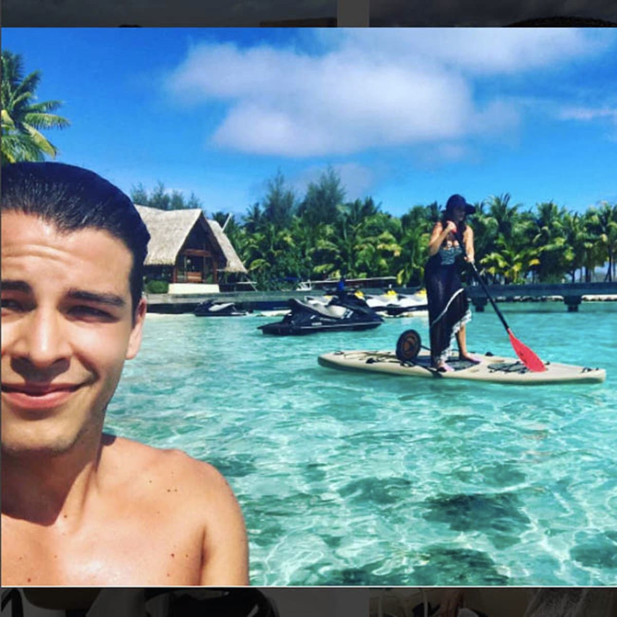 Manolo Gonzalez-Ripoll no se separa de su bella madre, la actriz Sofía Vergara.