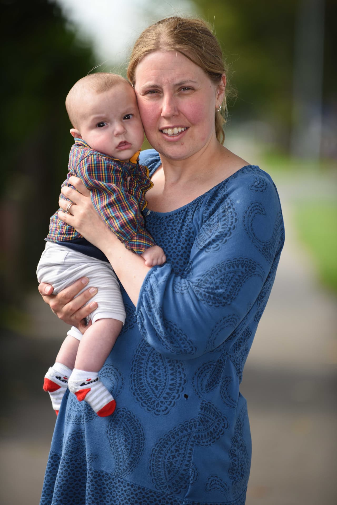 Los médicos entendieron que la septicemia fue causada por una infección después del nacimiento de su hijo, George.