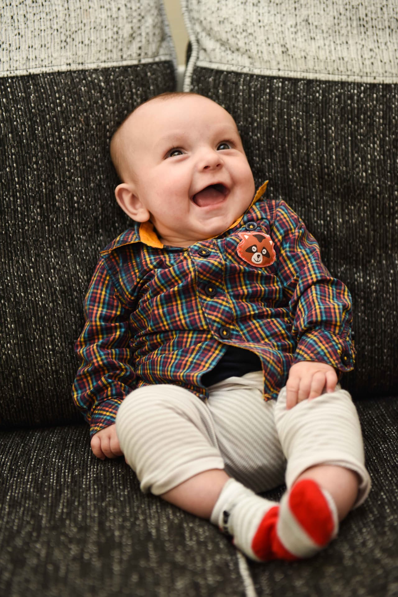 Así, el esposo de Deborah y padre del recién nacido encontró a su mujer.