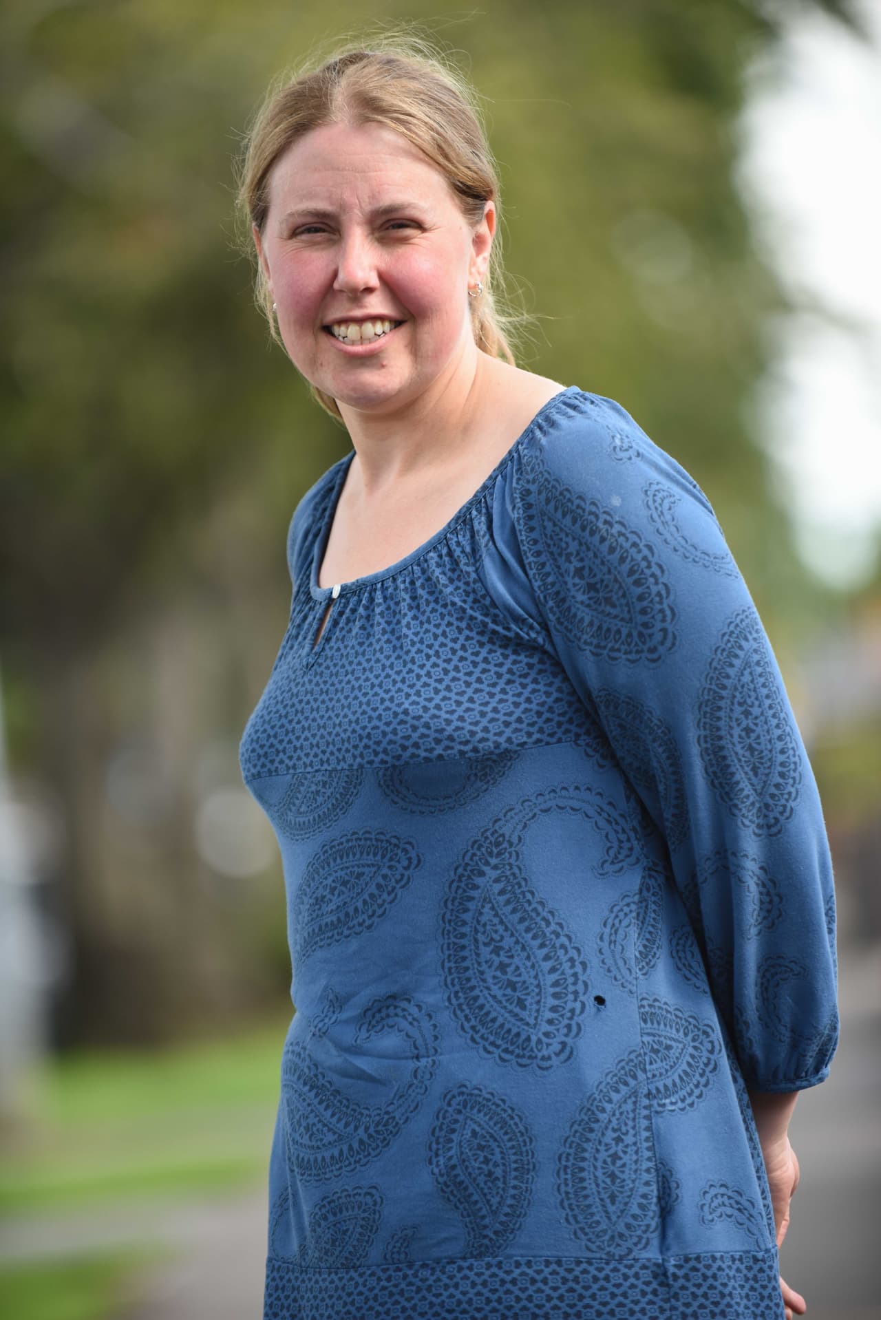 Deborah Crossland tuvo un embarazo normal y tranquilo.