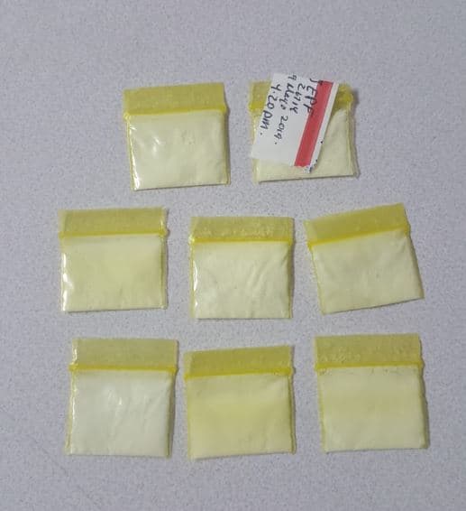 Se ocuparon ocho bolsas de cocaína