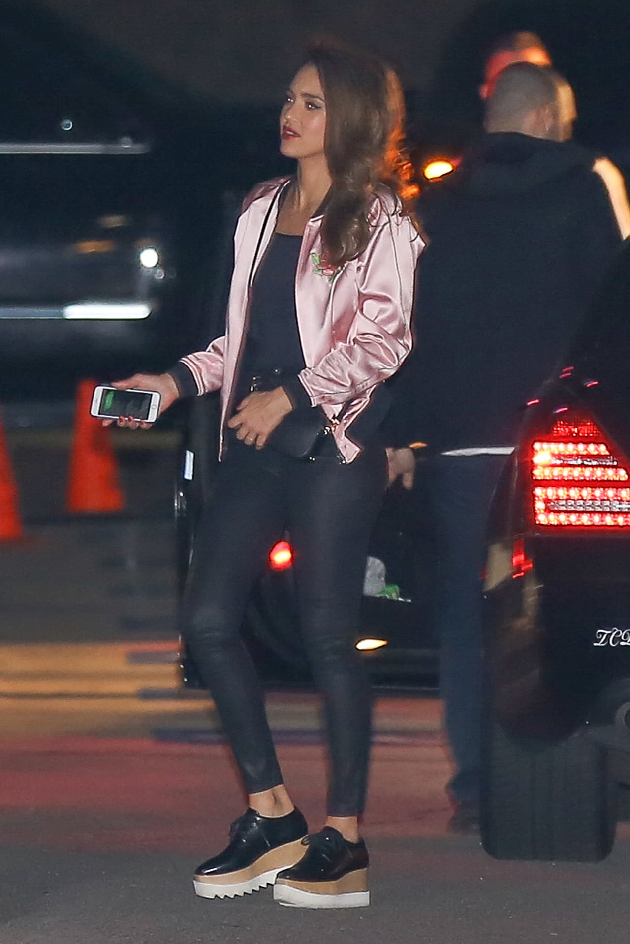 Jessica Alba no se esmeró mucho.