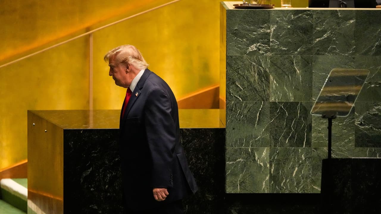"No deberías cubrirme": Así fue el encuentro de Donald Trump con una reportera de CNN al ir a la ONU