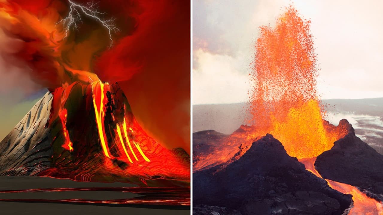 Así fue la erupción del volcán Kilauea: arrasó con autos y más a su paso