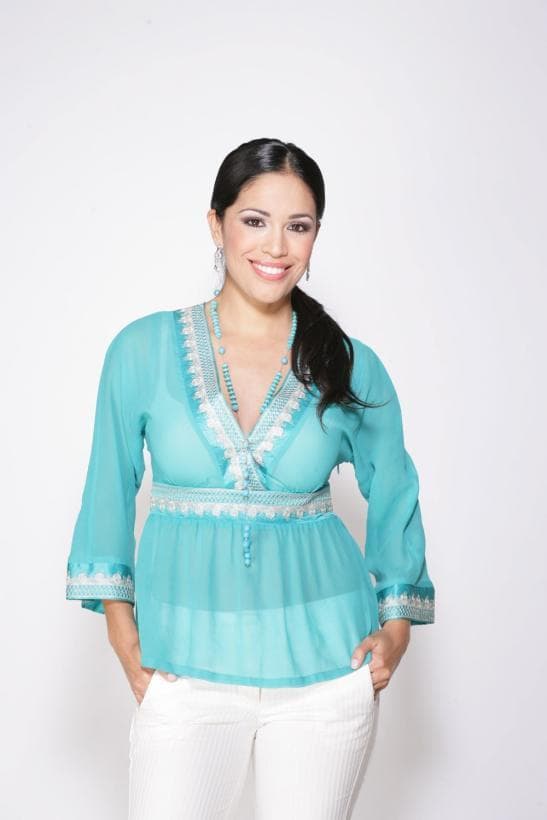 Así lucía la conductora mexicana originaria de Chihuahua, México, en sus primeros años en el show matutino.