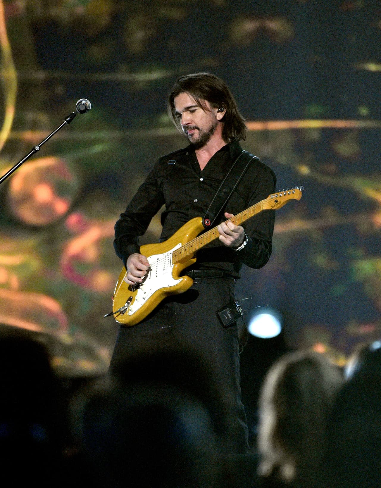 El artista, antes de tomar la guitarra para poner el broche de oro a la celebración dedicó unas palabras a su país, Colombia: "Es el principio y el final de mi vida. Todo lo que soy es mi país".