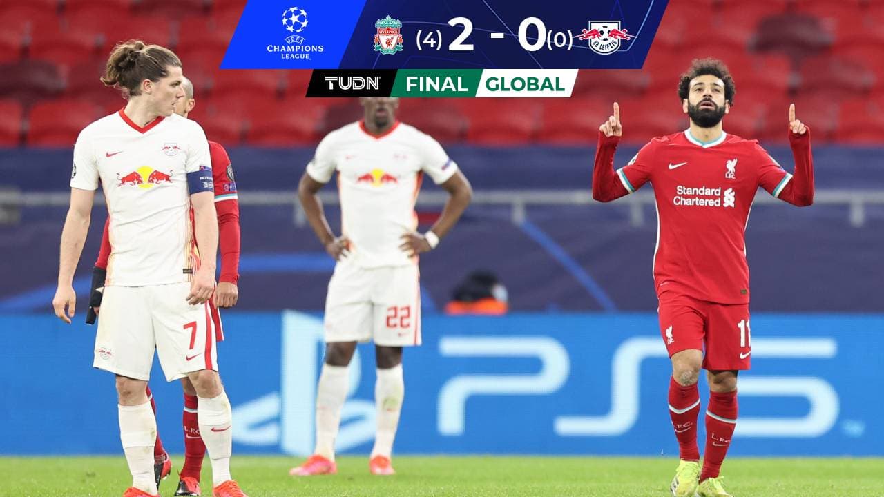 Liverpool repite dosis y elimina a Leipzig en Champions League