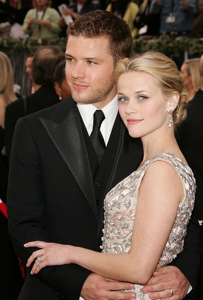 HOLLYWOOD - MARCH 05: Actors Ryan Phillippe and Reese Witherspoon arrive to the 78th Annual Academy Awards at the Kodak Theatre on March 5, 2006 in Hollywood, California. (Photo by Frazer Harrison/Getty Images)
