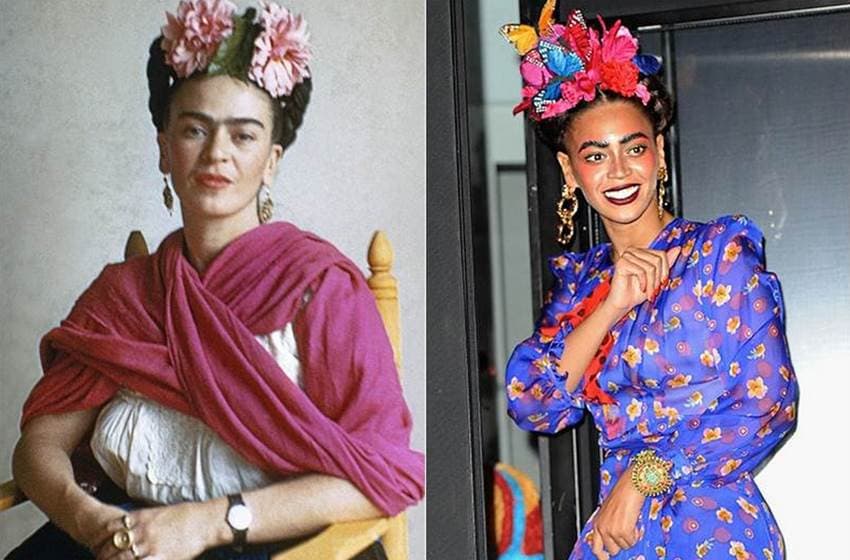 Ella decidió vestirse de la famosa pintora mexicana para una fiesta de 'Halloween' en la ciudad de Nueva York.