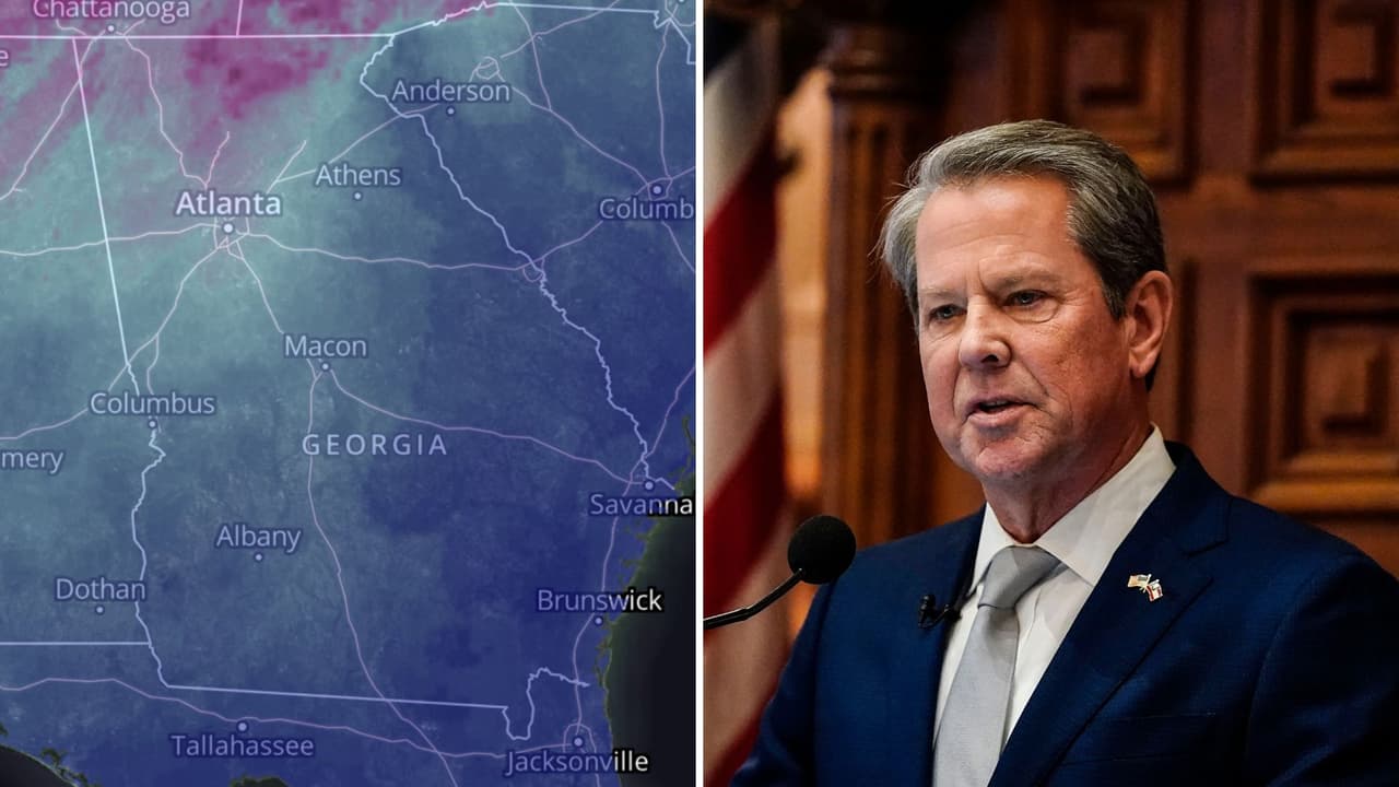 El gobernador de Georgia declara estado de emergencia ante el frío extremo 