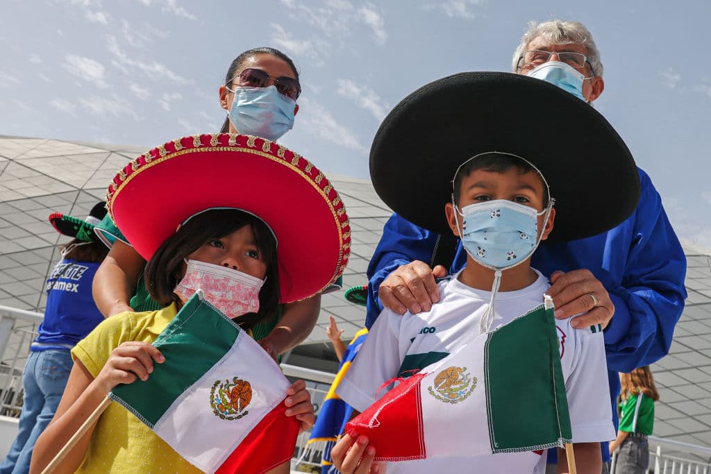 Los aficionados llegaron al Education City Stadium para alentar a los Tigres de la UANL, el flamante representante de la Concacaf.