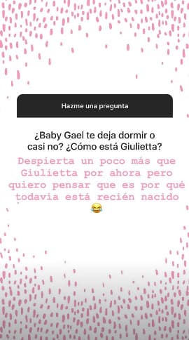 La conductora respondió a preguntas de sus seguidores en Instagram.