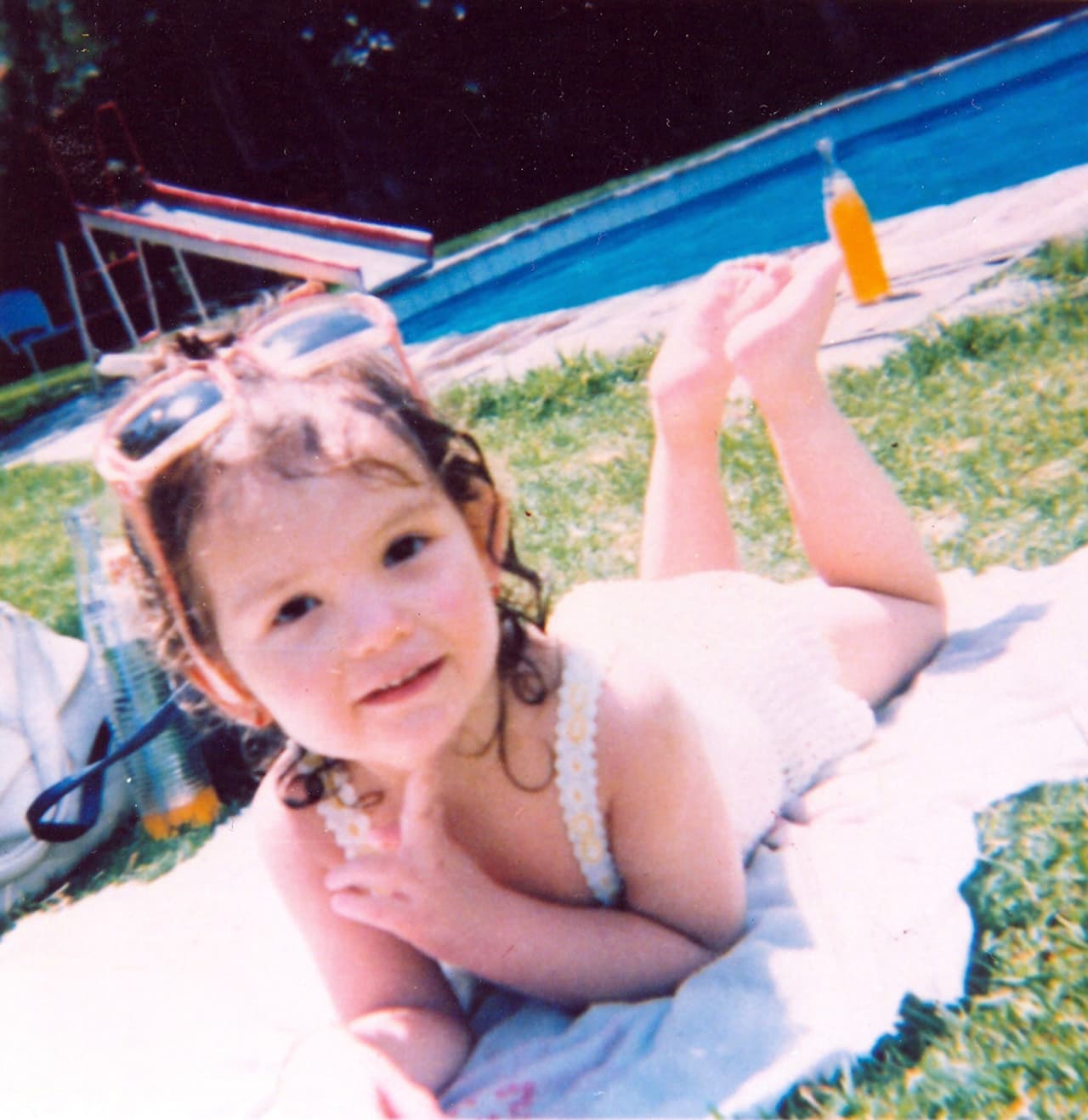 Y es que se ve que Thalía era una pequeña muy traviesa, pero sobre todo coqueta.