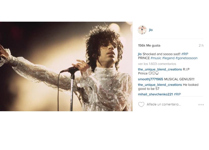 Con esta imagen, la 'Diva del Bronx' aseguró que estaba en shock.