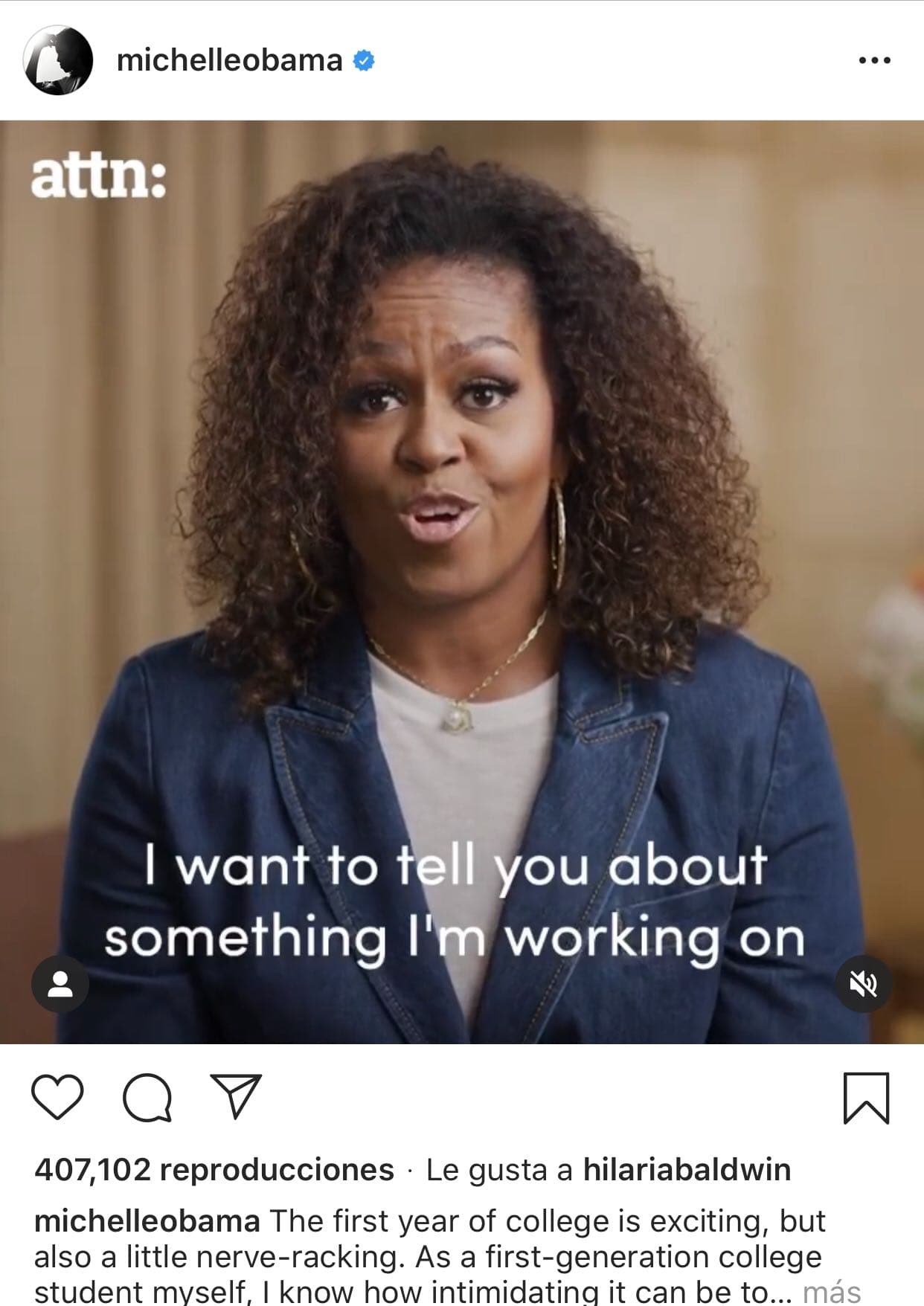 Por medio de un corto video, Obama explicó que se trata de una serie la cual se centra en el primer año universitario de cuatro jóvenes.