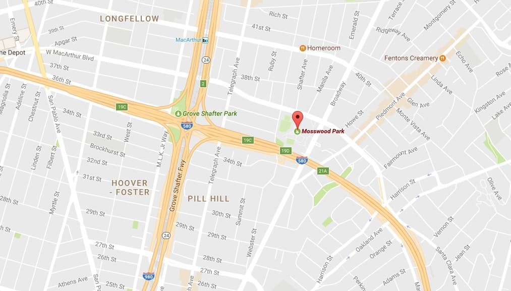 Hallan el cuerpo de un hombre apuñalado en el parque Mosswood Park en Oakland