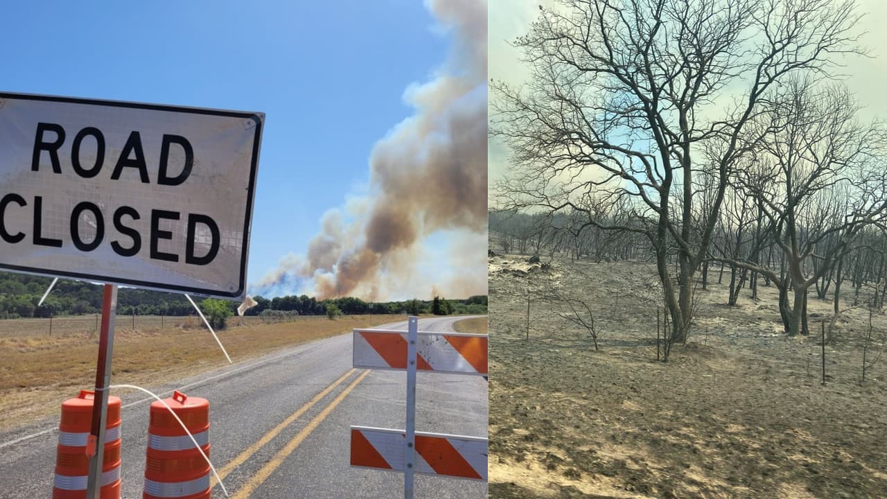 Van 6,000 acres quemadas por incendios cerca del parque Dinosaur Valley