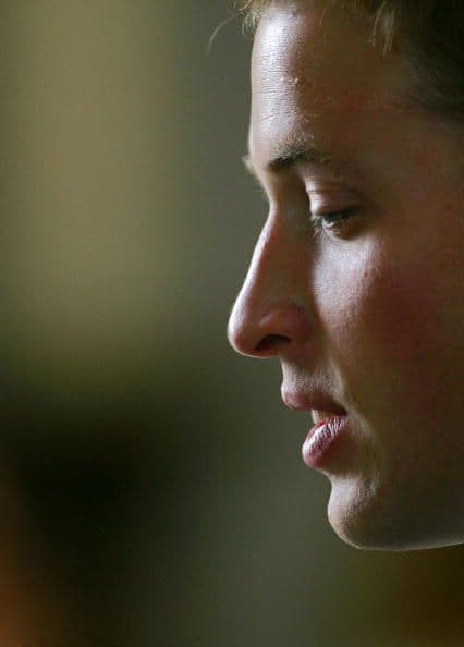 El príncipe William en la Catedral de San Paul en Londres por un servicio de acción de gracias en honor del 80 cumpleaños de la reina Isabel II en 2006.