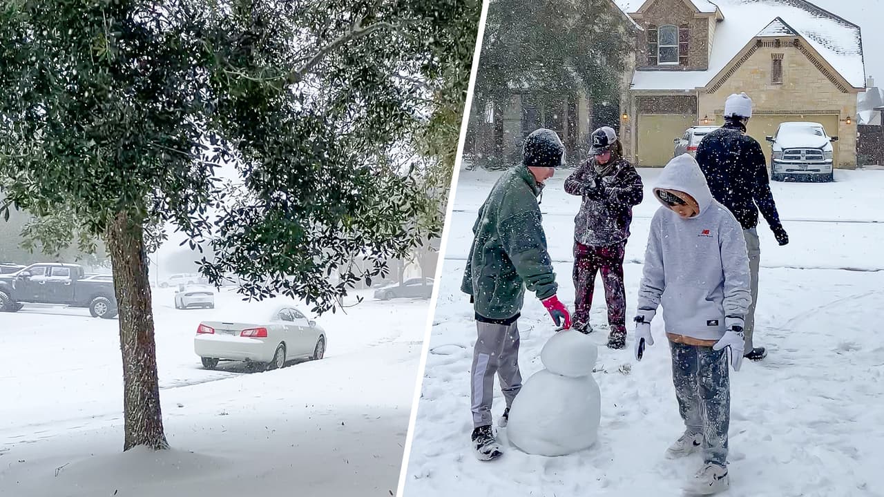 Houston despertó el martes 21 de enero cubierto por un manto blanco, algo que no se veía en años. 
<b><a href="https://www.univision.com/local/houston-kxln/en-imagenes-houston-recibe-su-primera-nevada-del-2025-la-ciudad-espacial-se-viste-de-blanco-fotos" target="_blank">La ciudad estaba bajo aviso de tormenta invernal</a></b> hasta las 6 pm del martes, según el Servicio Nacional de Meteorología (NWS).