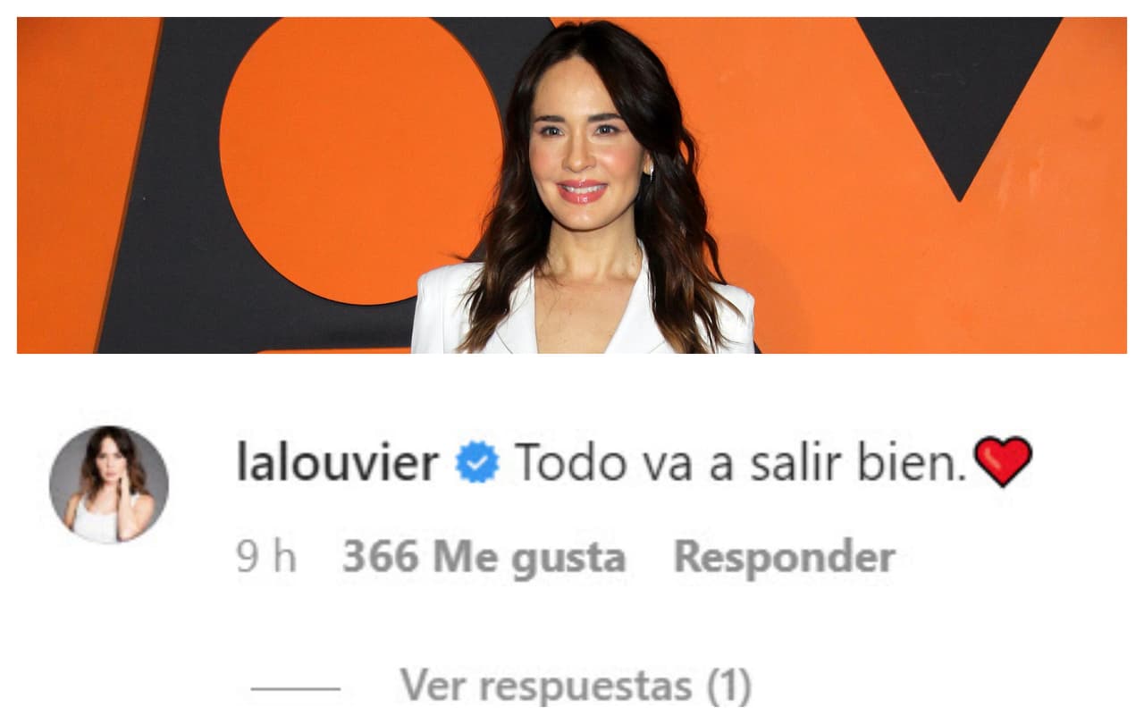 "Todo va a salir bien", deseó Adriana Louvier.