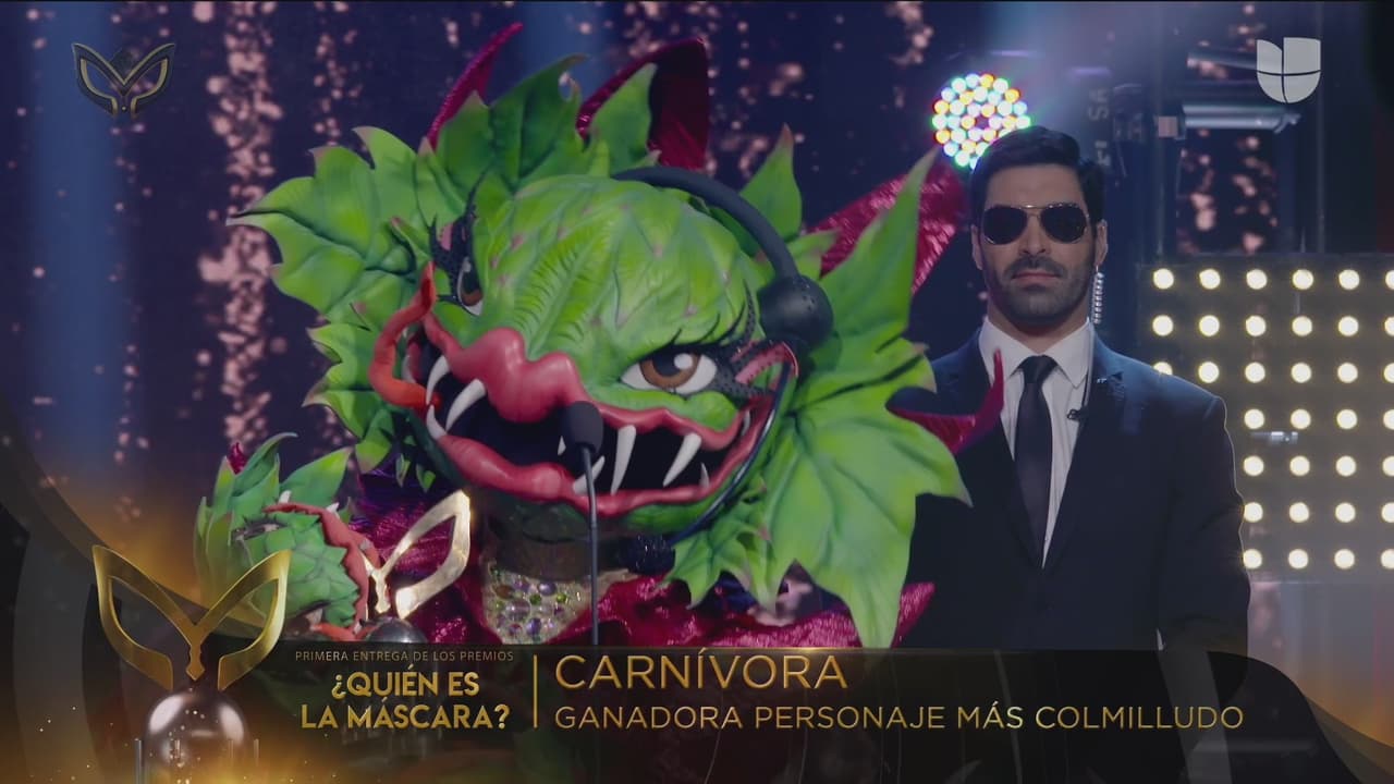 Pero antes, fuimos testigos de la primera entrega de los Premios ¿Quién es la Máscara?, donde Carnívora ganó el premio a Personaje Más Colmilludo.
