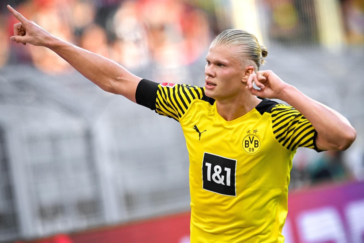 De la mano de Haaland, Dortmund golea a Frankfurt en la Bundesliga