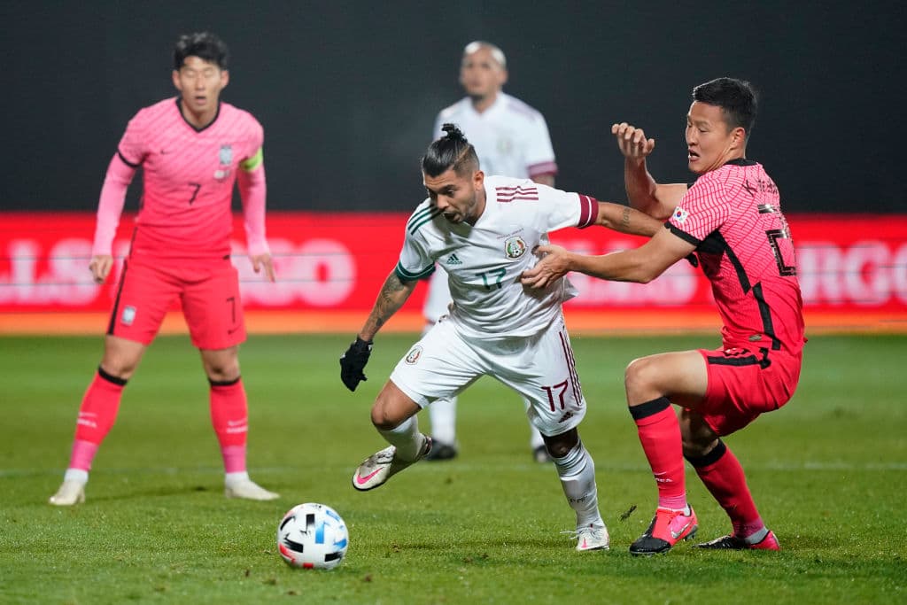 Corea del Sur abrió el marcador a los 20’ de juego. Apareció Raúl Jiménez (67’) para marcar el empate. Un par de minutos después Antuno (69’) dio vuelta al marcador y Salcedo (70’) marcaba el tercero para México. Al 87’ Kyung -won hizo el segundo de los asiáticos.